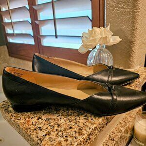 Naturalizer Pointed Toe Ballet Flats, Size 10